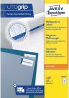 Etiket avery 3650 48x21mm wit 5200st - thumbnail