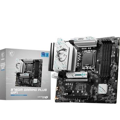 Moederbord - MSI - B760M GAMING PLUS WIFI Intel B760 LGA 1700 micro ATX - thumbnail