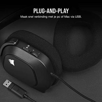 Corsair HS80 RGB USB gaming headset Corsair HS80 RGB USB gaming headset