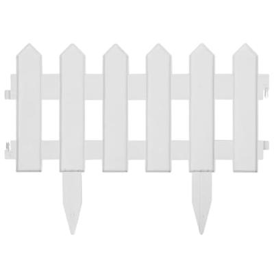 VidaXL Gazonranden 25 st 10 m pp wit