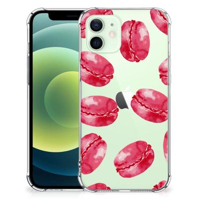 iPhone 12 Mini Beschermhoes Pink Macarons iPhone 12 Mini Beschermhoes Pink Macarons