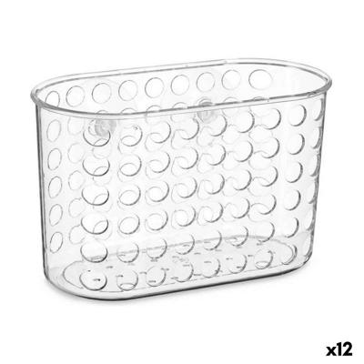 Badkamerorganiser Houder Berilo 54160 54160 Transparant PVC Plastic 19,3 x 12 x 9 cm (12 Stuks)