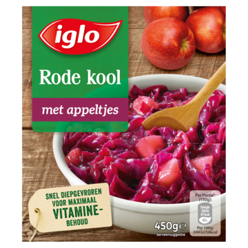 Iglo Rode kool met appeltjes 450 g bij Jumbo