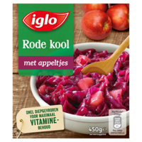 Iglo Rode kool met appeltjes 450 g bij Jumbo - thumbnail