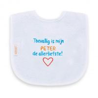 Funnies slabber Peter de allerliefste 40 cm katoen - thumbnail