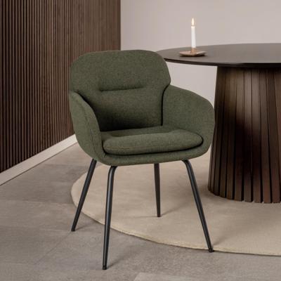 Bendt Eetkamerstoel 'Janeese' kleur Groen Bendt Eetkamerstoel 'Janeese' kleur Groen