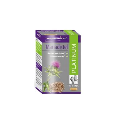 Mannavital Mariadistel Platinum V-caps 60