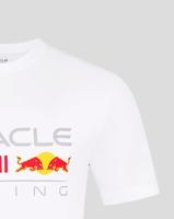 Red Bull Racing T-shirt - XXXXL - Large Front Logo T-shirt - Wit - Max Verstappen - thumbnail