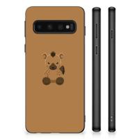 Samsung Galaxy S10 | Bumper Hoesje | Baby Hyena - thumbnail