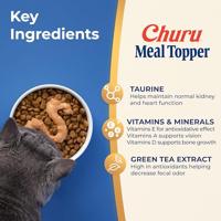 INABA Churu Meal Topper Tuna with scallop - Kattensnoepje - 4 x 14g - thumbnail