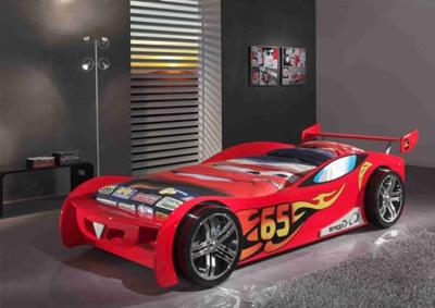 Vipack autobed Le Mans - rood - 66x111x246 cm