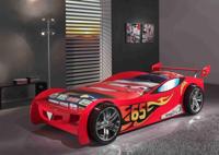 Vipack autobed Le Mans - rood - 66x111x246 cm - thumbnail
