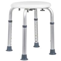 Hi Verstelbare douchekruk - tot 150kg - Anti slip - Wit - thumbnail