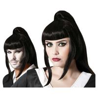 Pruik Zwart - thumbnail