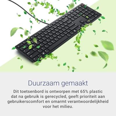 DELL KB525C toetsenbord Kantoor USB QWERTY US International Zwart