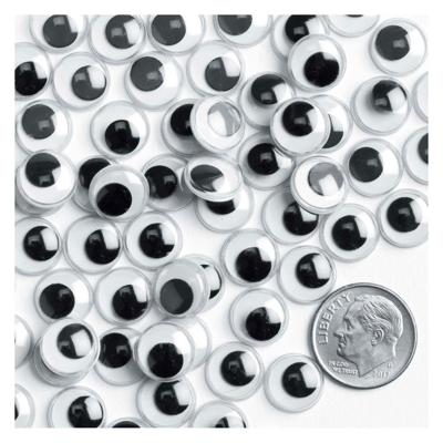 Colorations - zwarte zelfklevende wiebeloogjes, 1000st. Colorations - zwarte zelfklevende wiebeloogjes, 1000st.