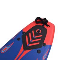 VidaXL Surfplank 170 cm blauw en rood - thumbnail