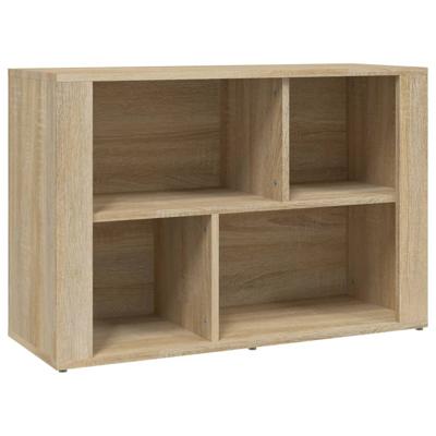 Dressoir 80x30x54 cm bewerkt hout sonoma eikenkleurig