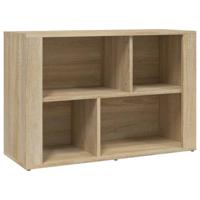 Dressoir 80x30x54 cm bewerkt hout sonoma eikenkleurig - thumbnail