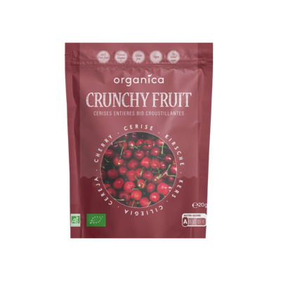 Krokant Fruit - kersen - 18 gram