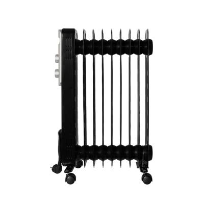 Inventum ko931b oliegevulde radiator 2000w zwart/zilver
