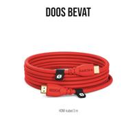 Rode HDMI kabel 3m rood - thumbnail