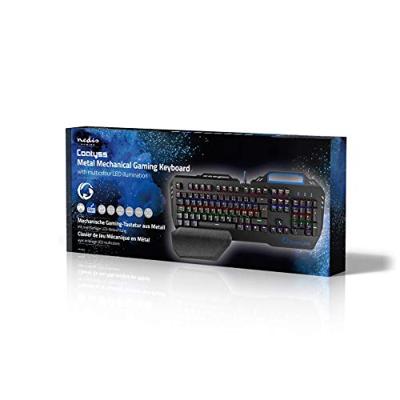Nedis Bedraad Gaming Toetsenbord | Noors | 1 stuks - GKBD400BKND GKBD400BKND Nedis Bedraad Gaming Toetsenbord | Noors | 1 stuks - GKBD400BKND GKBD400BKND