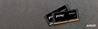 Kingston FURY Impact Werkgeheugenset voor laptop DDR4 16 GB 2 x 8 GB Non-ECC 3200 MHz 260-pins SO-DIMM CL20 KF432S20IBK2/16 Kingston FURY Impact Werkgeheugenset voor laptop DDR4 16 GB 2 x 8 GB Non-ECC 3200 MHz 260-pins SO-DIMM CL20 KF432S20IBK2/16