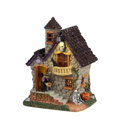 Lemax witch&apos;s treats, ac adaptable verlicht tafereel Spooky Town 2024