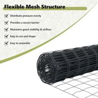 VidaXL Euro hek grijs 1 x 10 m pvc-gecoat ijzer - thumbnail