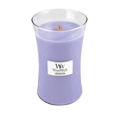 WoodWick lavender spa large candle