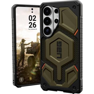 Urban Armor Gear Monarch Pro Case Samsung Galaxy S26 Ultra Ultra-groen MagSafe compatible, Met magneetmodule