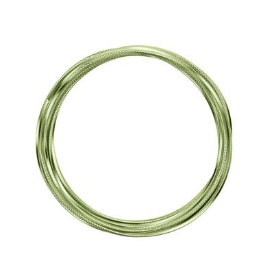 Vaessen Creative • aluminiumdraad triangle embossed 2.8mmx5m apple green