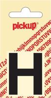 Plakletter Helvetica 40 mm Sticker zwarte letter h Pickup - Pickup - thumbnail