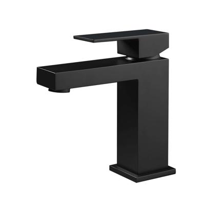 Wastafelmengkraan Aqua Splash Colorato Chan Rechthoekig Mat Zwart Aqua Splash