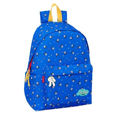Schoolrugzak Mickey Mouse Clubhouse Good day Blauw 31 x 43 x 13 cm