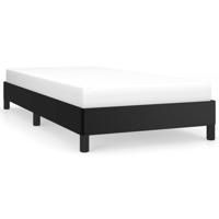 Bedframe kunstleer zwart 80x200 cm - thumbnail