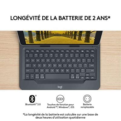 Logitech Universal Folio 10 Tablet folio Zwart