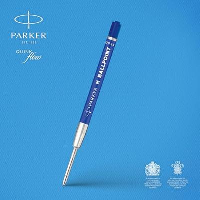 Parker Eco vulling voor balpen, medium, blauw, blister van 2 stuks