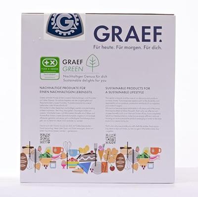 Graef TO61EU Broodrooster Met broodrekje Wit, RVS