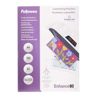 Fellowes lamineerhoes Enhance80 ft A4, 160 micron (2 x 80 micron), pak van 100 stuks - thumbnail