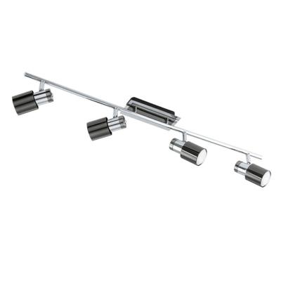 Eglo Spots GU10Davida 4-lichts nikkel zwart - 30835