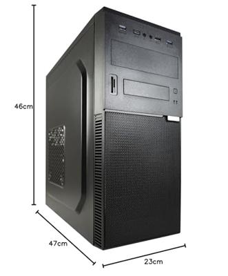 LC-Power LC-7041B-ON computerbehuizing Midi Tower Zwart