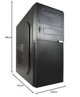 LC Power LC-7041B-ON Midi-tower PC-behuizing Zwart - thumbnail
