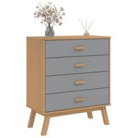 Ladekastje OLDEN massief grenenhout grijs en bruin - thumbnail