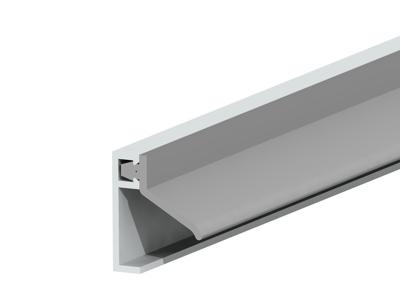 Ellen inbouw tochtprofiel - AIB 3N XL - 3000 mm - aluminium