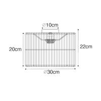 QAZQA Oosterse plafondlamp rotan - Maud - thumbnail
