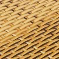 VidaXL Balkonscherm 400x80 cm poly rattan lichtbruin - thumbnail