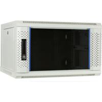 DSI 6U witte wandkast met glazen deur - DS6406W server rack (Wit, 600 x 450 x 368mm) - thumbnail