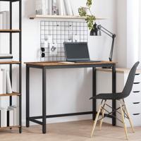 Tafel Oudhout 80 x 50 x 76,5 cm Engineered hout en staal - thumbnail